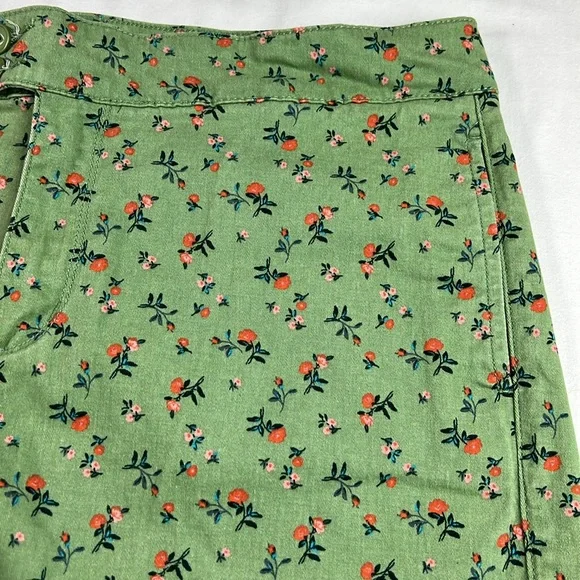 Sanctuary Sz 31 Green Floral Shorts - Picture 3 of 14